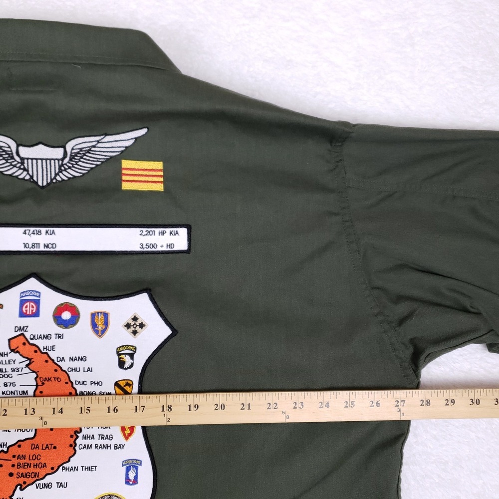 Tru-Spec Vietnam War Commemorative Fatigue Jacket XXL Green Military Patch - Picture 9 of 10